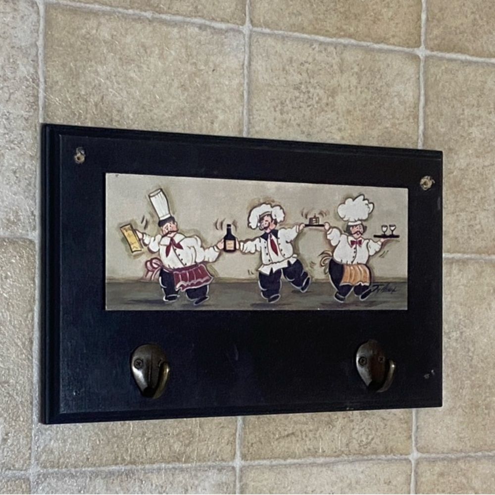 Joy Alldredg Chef Wall Art with Hooks